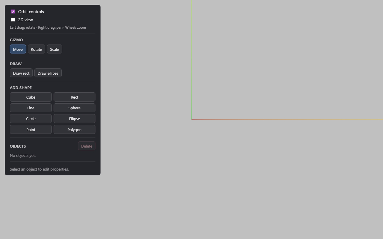 THREE.js CAD Demo